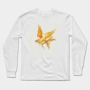 Flying Goldfish Long Sleeve T-Shirt